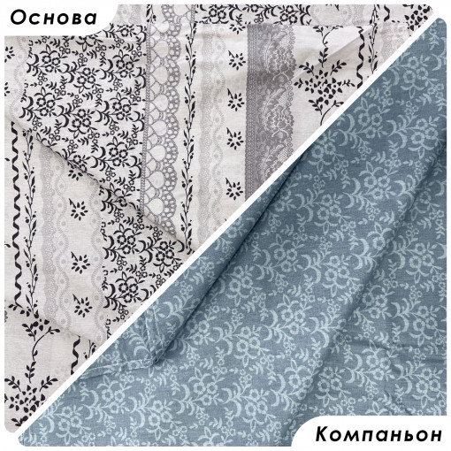 Комплект постельного белья Пейсли поплин - фото 2