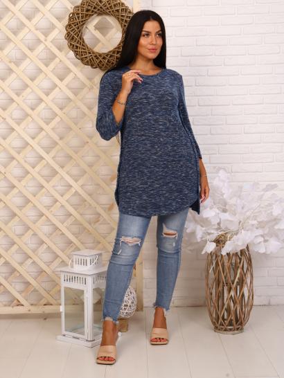 Туника, джерси мулине (00948, синий) - фото 1