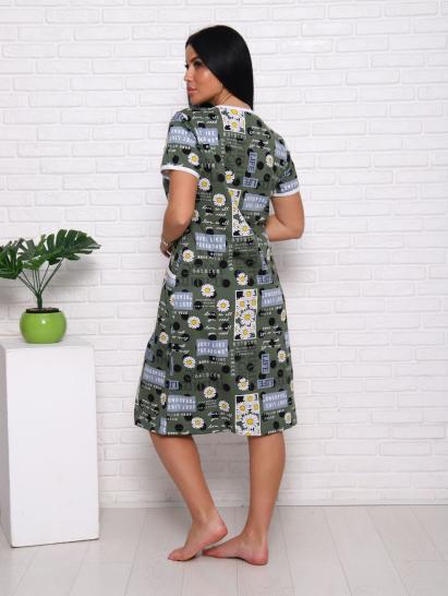 Халат женский на молнии с карманами (00960, зеленый) - фото 6