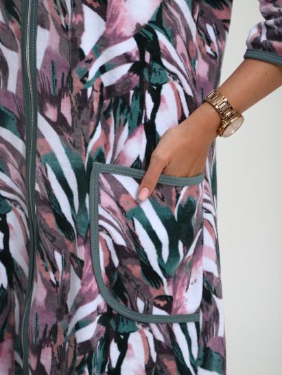 Халат велюровый на молнии (00941, изумрудный) - фото 18