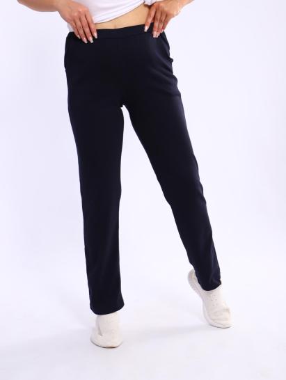 Брюки с карманами, интерлок (01034, темно-синий) - фото 8