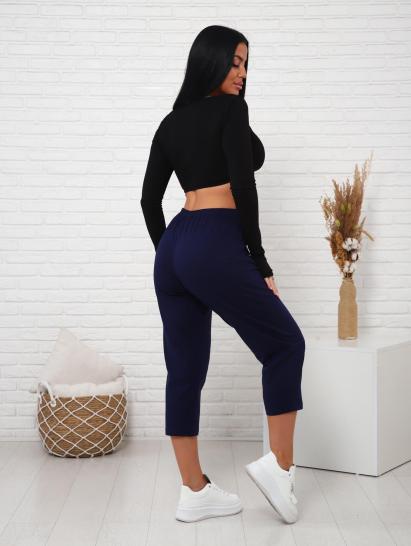 Бриджи трикотажные (01037, синий) - фото 7