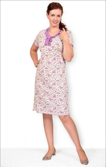 Сорочка двойного крашения с рюшей (235-8) - фото 1