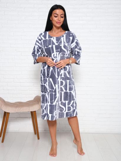 Туника велюровая (01019, серый) - фото 12