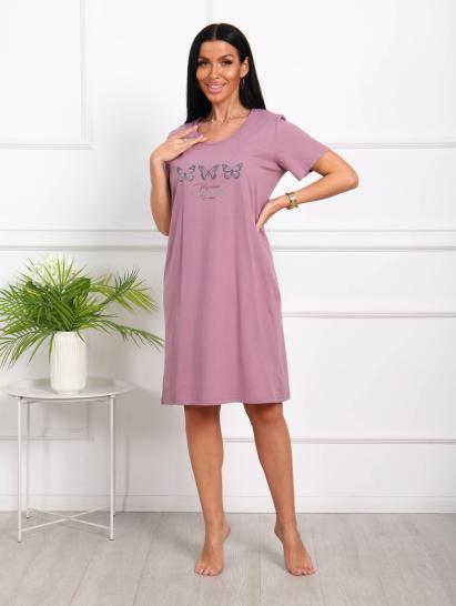 №114 Ночная сорочка Сорочка женская Сирень - фото 1