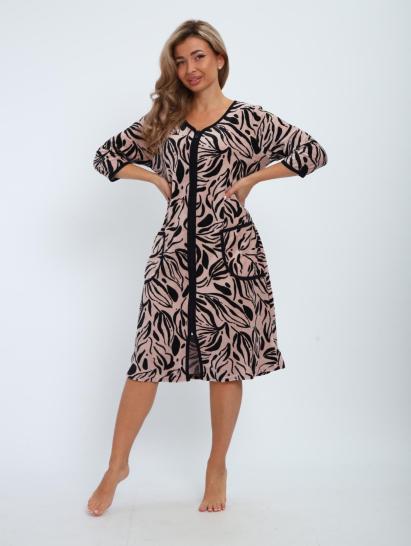 Халат велюровый на молнии (00941, капучино) - фото 16