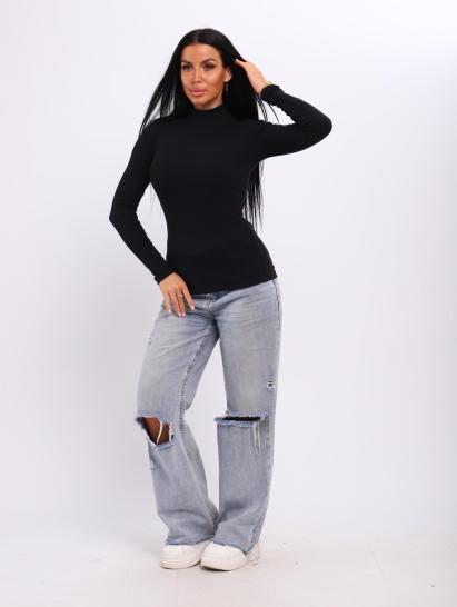 Водолазка женская, рибана (01044, черный) - фото 19