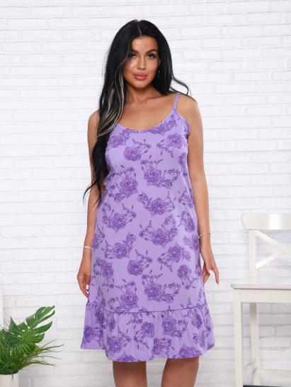 Сорочка на бретелях, фиолет (934-2) - фото 2