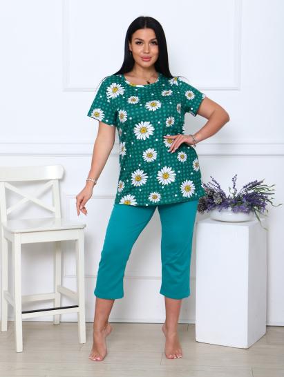 Костюм с бриджами, зеленый клетка (891-2) - фото 10