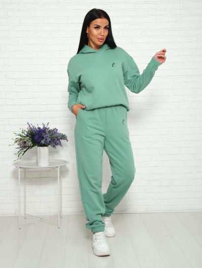 Костюм с брюками, футер с начесом 3-х нитка (01021, оливковый) - фото 18