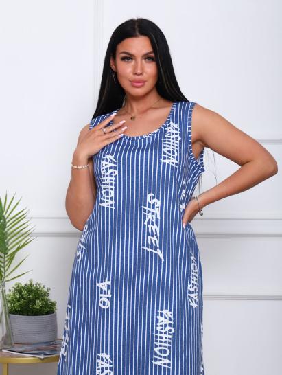 Сарафан, полоска синий (918-1) - фото 4