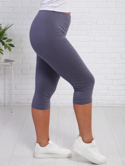 Бриджи, кулирка с лайкрой (00927, антрацит) - фото 5